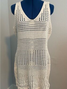 CUPSHE Crochet Swim Cover-Up Dress